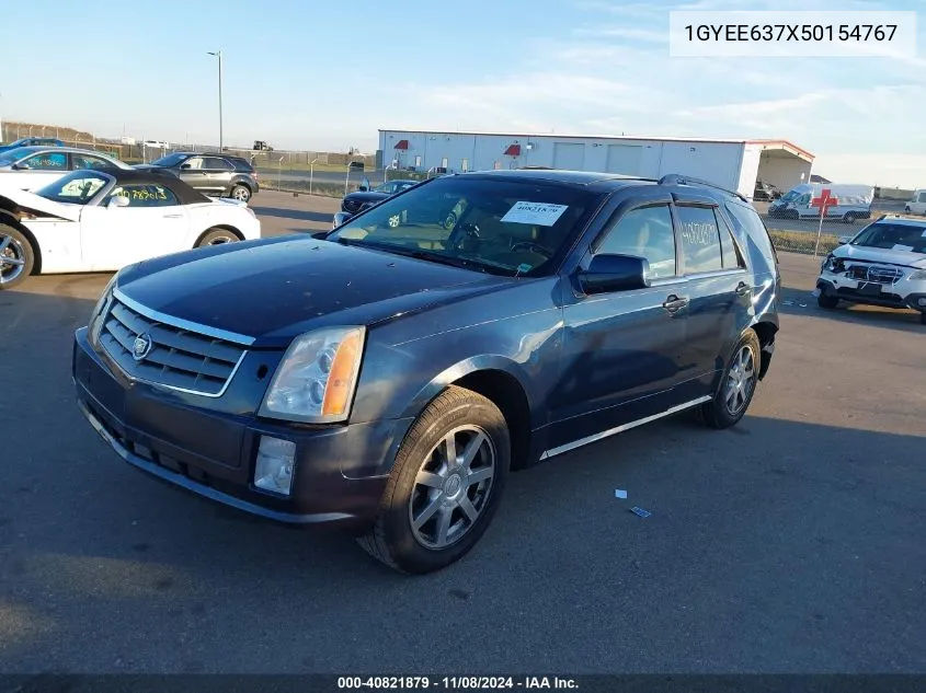 2005 Cadillac Srx V6 VIN: 1GYEE637X50154767 Lot: 40821879