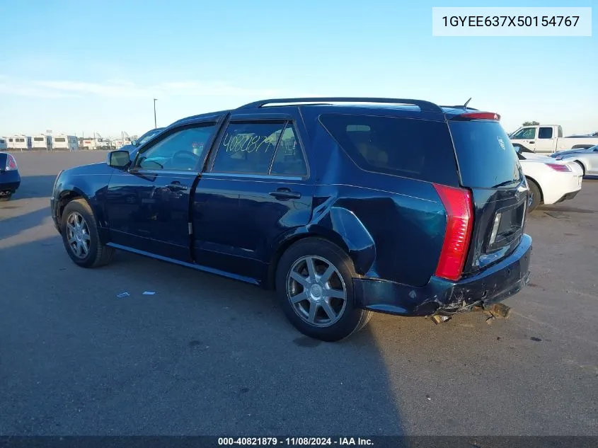 2005 Cadillac Srx V6 VIN: 1GYEE637X50154767 Lot: 40821879