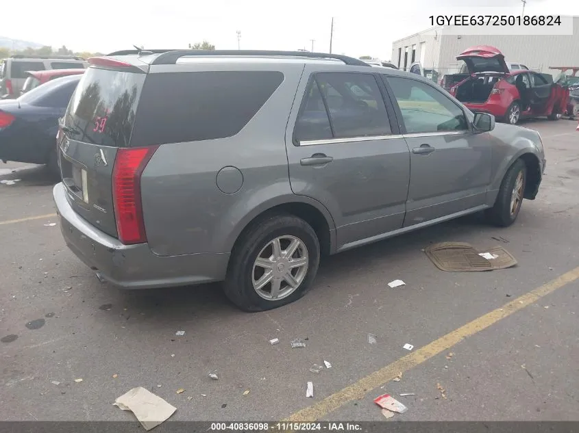 2005 Cadillac Srx V6 VIN: 1GYEE637250186824 Lot: 40836098