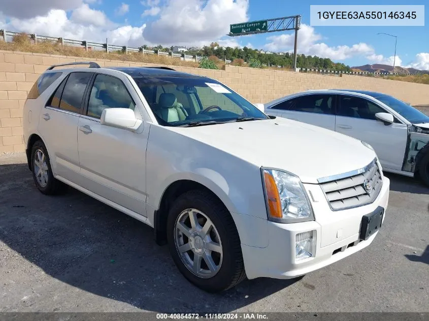 2005 Cadillac Srx V8 VIN: 1GYEE63A550146345 Lot: 40854572