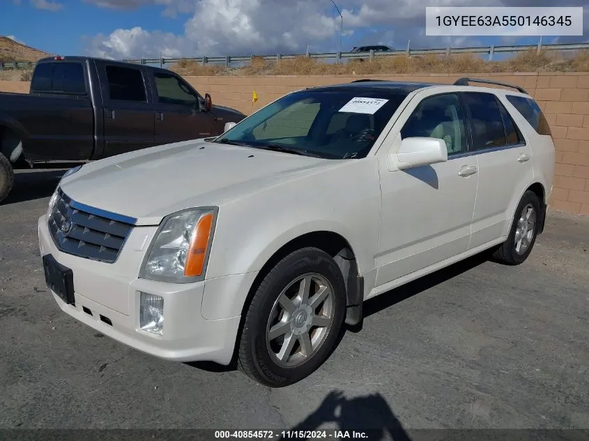 2005 Cadillac Srx V8 VIN: 1GYEE63A550146345 Lot: 40854572