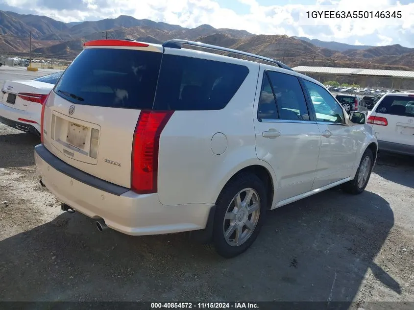 2005 Cadillac Srx V8 VIN: 1GYEE63A550146345 Lot: 40854572