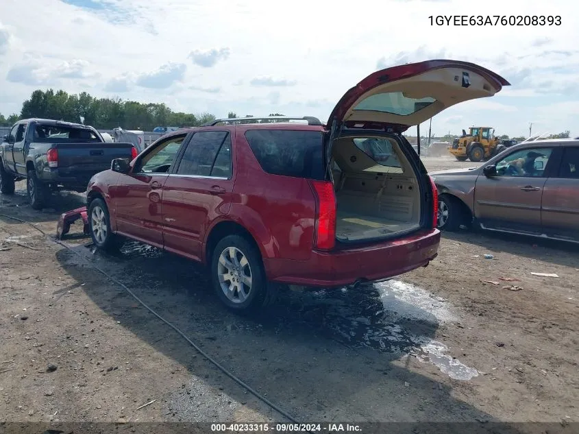 1GYEE63A760208393 2006 Cadillac Srx V8