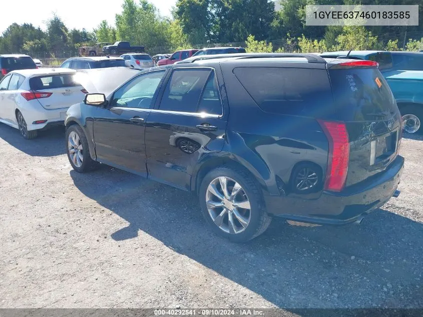 2006 Cadillac Srx VIN: 1GYEE637460183585 Lot: 40292541