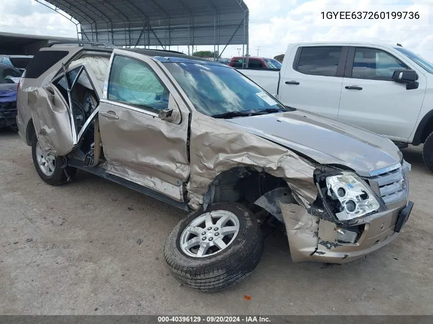 1GYEE637260199736 2006 Cadillac Srx V6