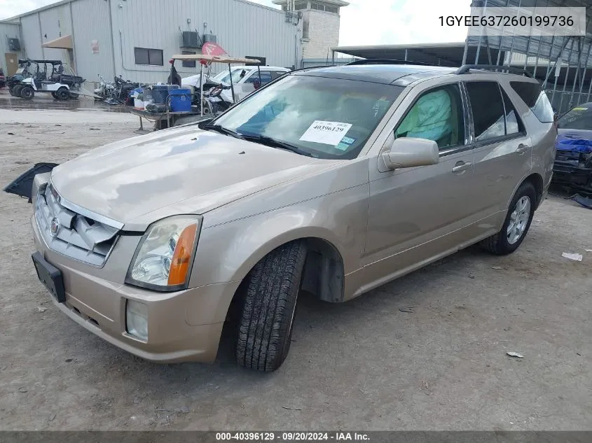 2006 Cadillac Srx V6 VIN: 1GYEE637260199736 Lot: 40396129