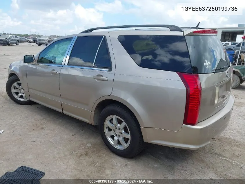 2006 Cadillac Srx V6 VIN: 1GYEE637260199736 Lot: 40396129