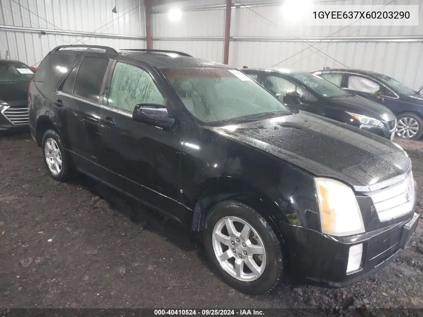 2006 Cadillac Srx V6 VIN: 1GYEE637X60203290 Lot: 40410524