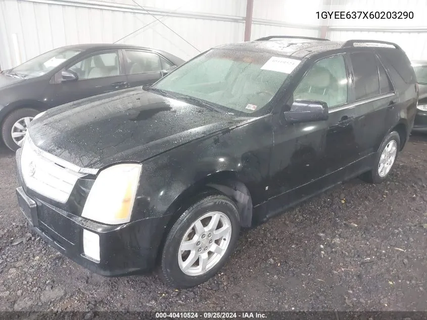 1GYEE637X60203290 2006 Cadillac Srx V6