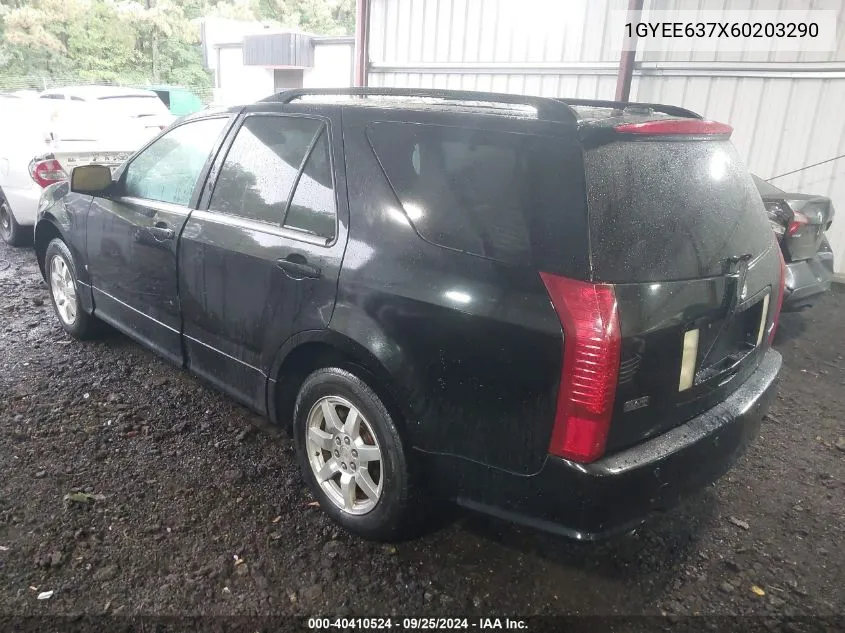 1GYEE637X60203290 2006 Cadillac Srx V6