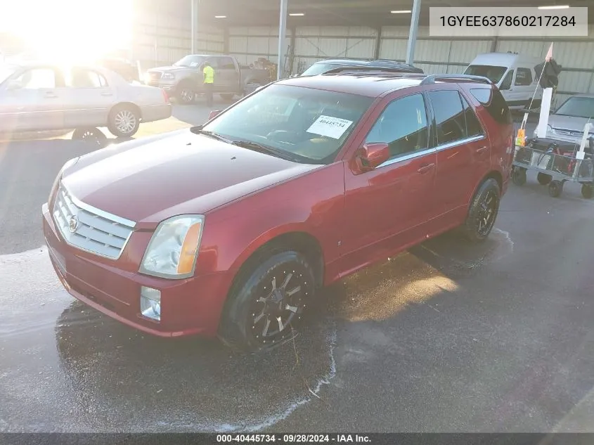 1GYEE637860217284 2006 Cadillac Srx V6