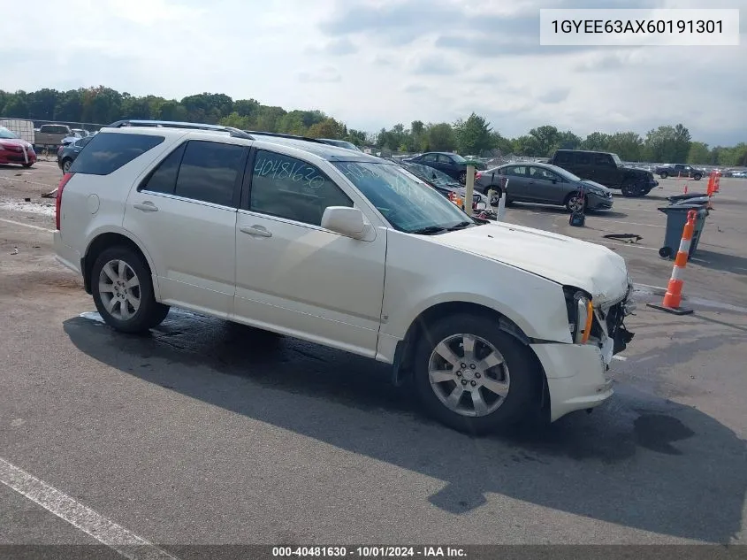 2006 Cadillac Srx V8 VIN: 1GYEE63AX60191301 Lot: 40481630