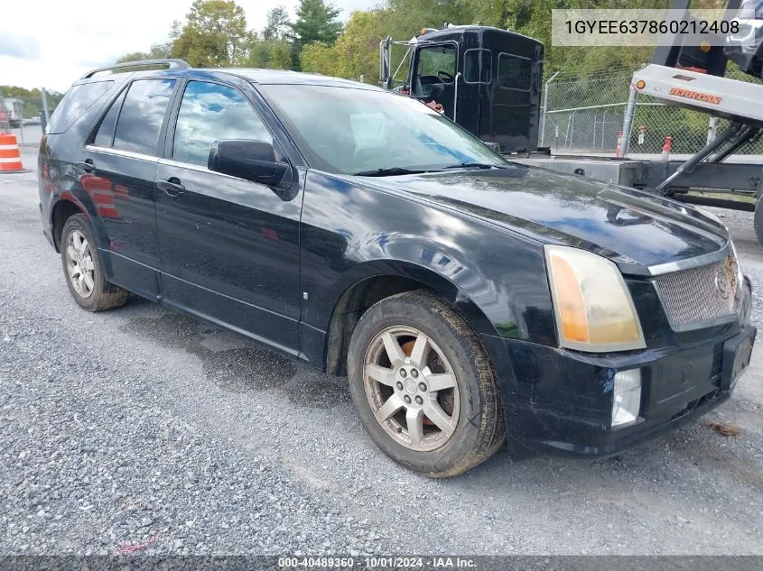 2006 Cadillac Srx V6 VIN: 1GYEE637860212408 Lot: 40489360