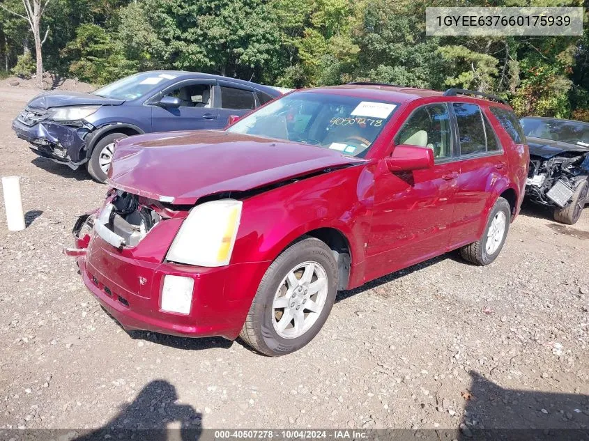 2006 Cadillac Srx V6 VIN: 1GYEE637660175939 Lot: 40507278