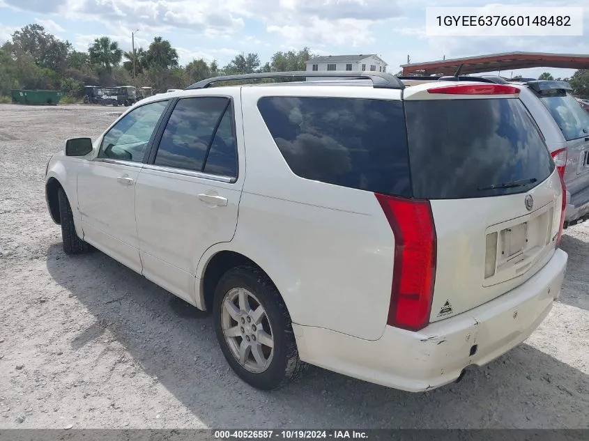 2006 Cadillac Srx V6 VIN: 1GYEE637660148482 Lot: 40526587