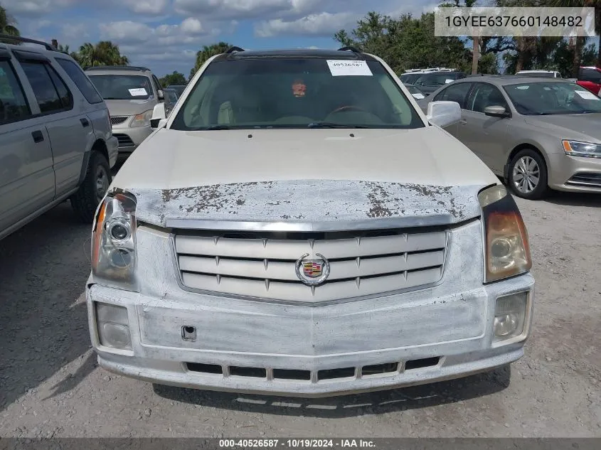 2006 Cadillac Srx V6 VIN: 1GYEE637660148482 Lot: 40526587