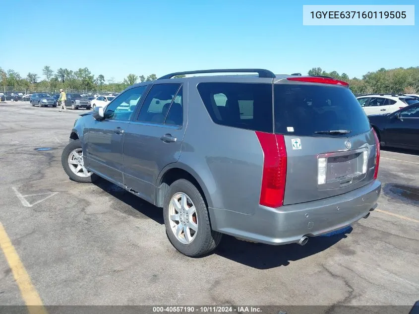 1GYEE637160119505 2006 Cadillac Srx