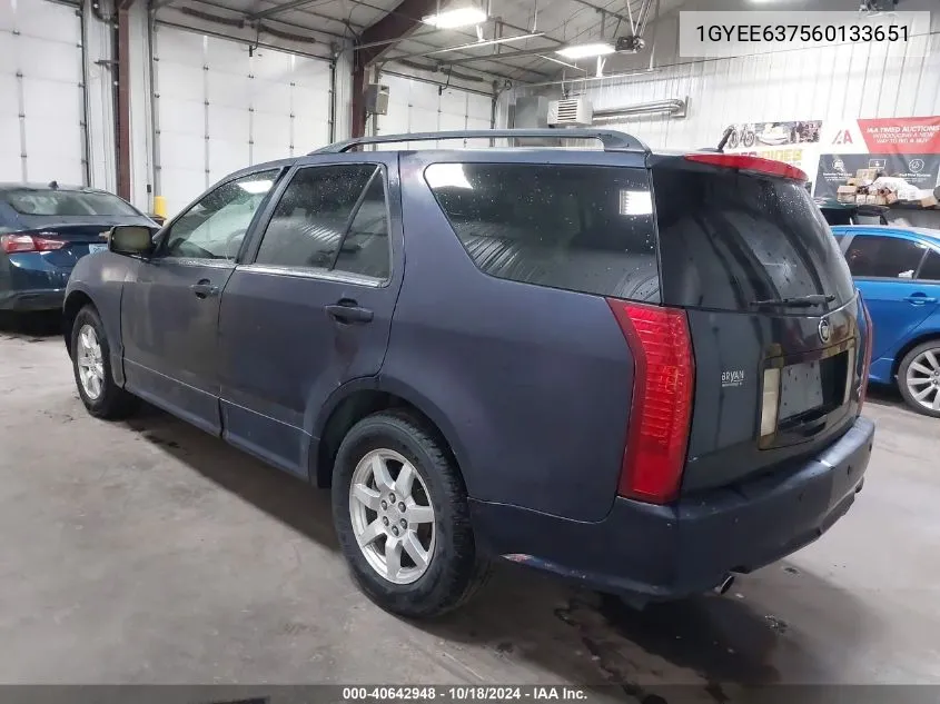 2006 Cadillac Srx V6 VIN: 1GYEE637560133651 Lot: 40642948