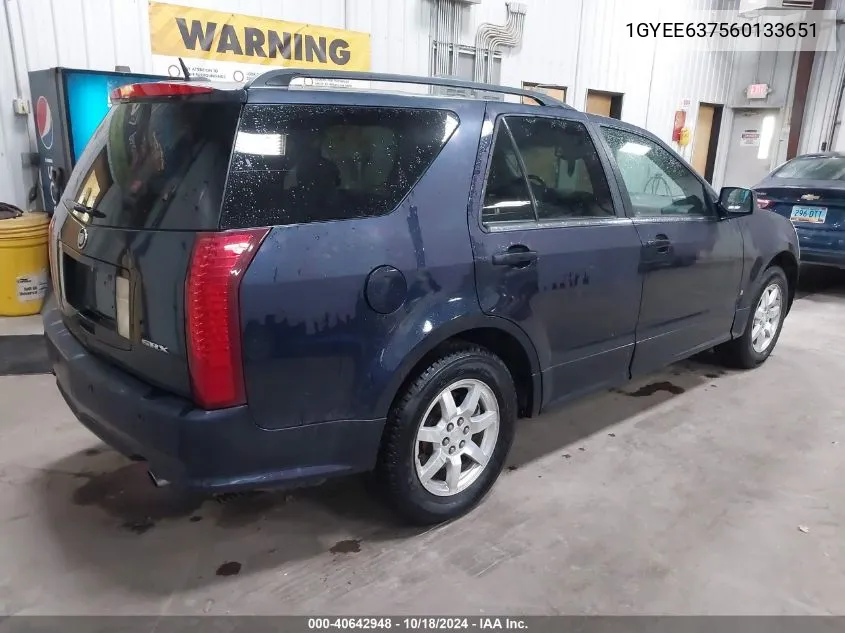 2006 Cadillac Srx V6 VIN: 1GYEE637560133651 Lot: 40642948