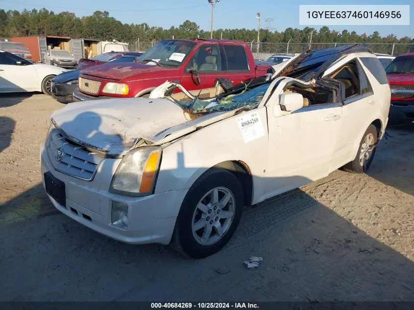 2006 Cadillac Srx V6 VIN: 1GYEE637460146956 Lot: 40684269