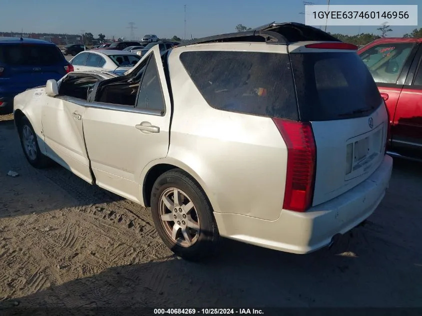 2006 Cadillac Srx V6 VIN: 1GYEE637460146956 Lot: 40684269