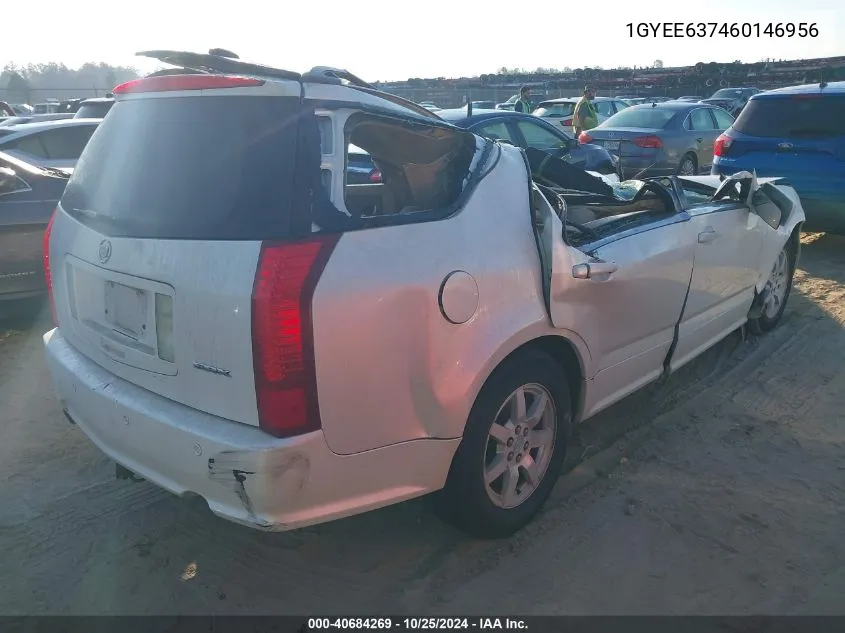 2006 Cadillac Srx V6 VIN: 1GYEE637460146956 Lot: 40684269