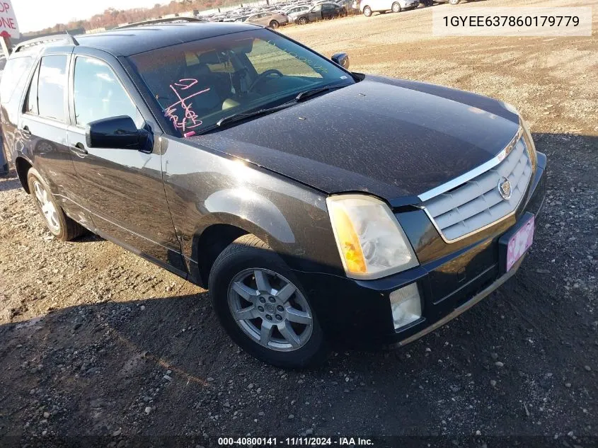 2006 Cadillac Srx V6 VIN: 1GYEE637860179779 Lot: 40800141