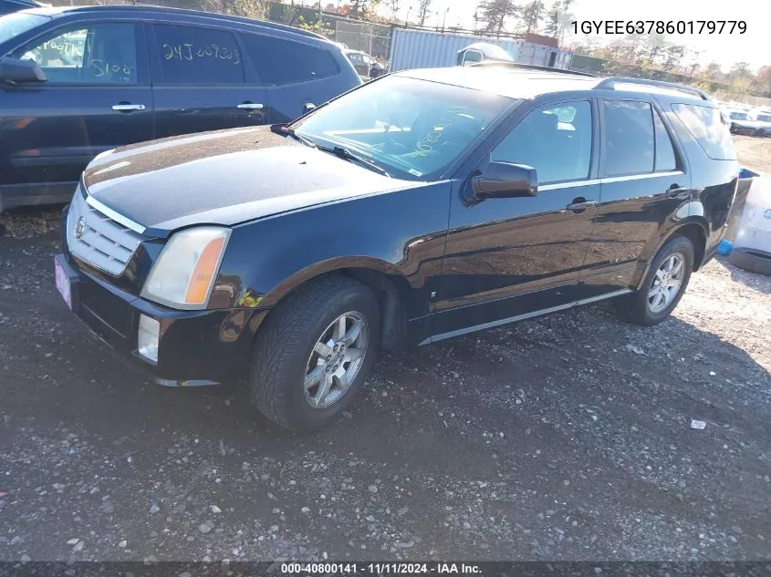 2006 Cadillac Srx V6 VIN: 1GYEE637860179779 Lot: 40800141