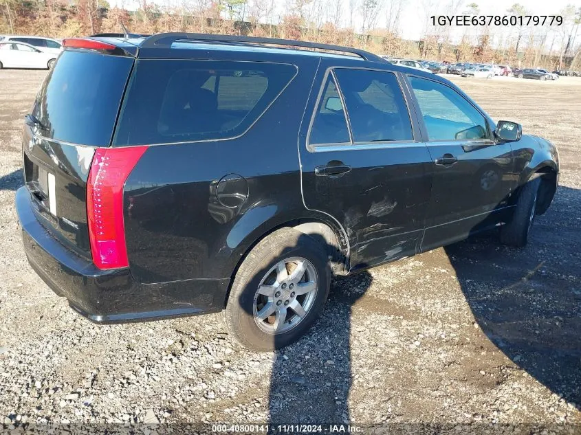 2006 Cadillac Srx V6 VIN: 1GYEE637860179779 Lot: 40800141