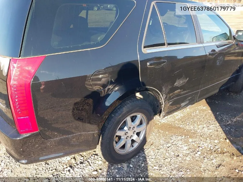 2006 Cadillac Srx V6 VIN: 1GYEE637860179779 Lot: 40800141