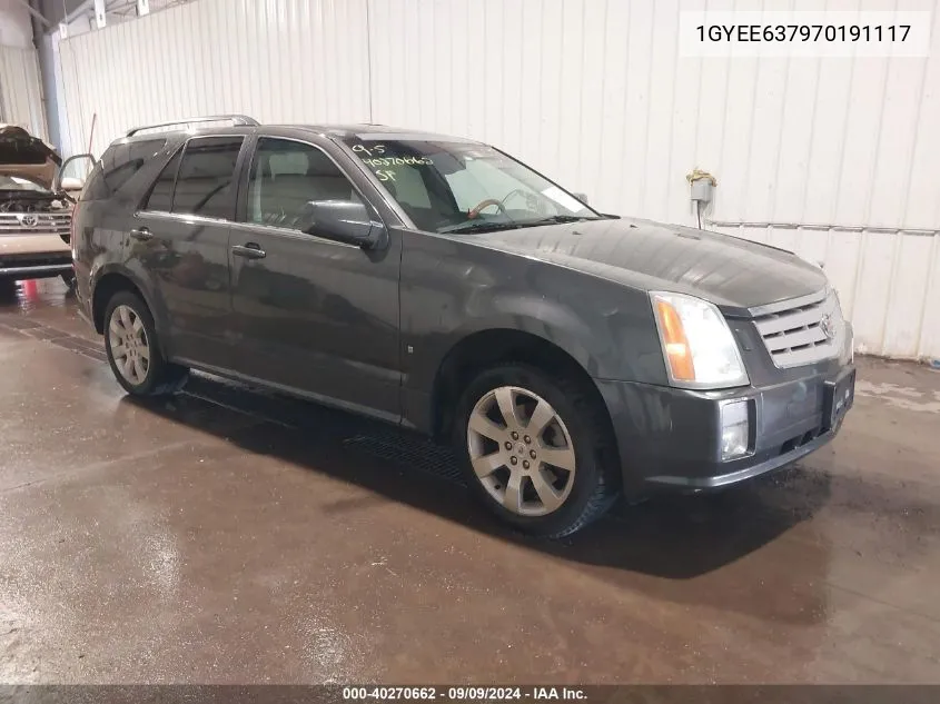 1GYEE637970191117 2007 Cadillac Srx V6