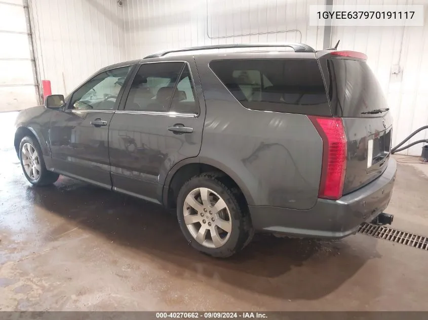 1GYEE637970191117 2007 Cadillac Srx V6