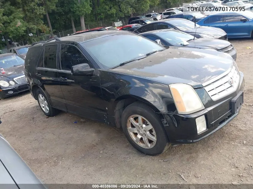 1GYEE637670170595 2007 Cadillac Srx V6