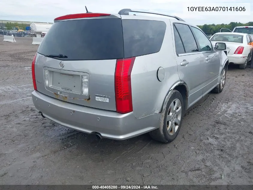 2007 Cadillac Srx V8 VIN: 1GYEE63A070141606 Lot: 40405280