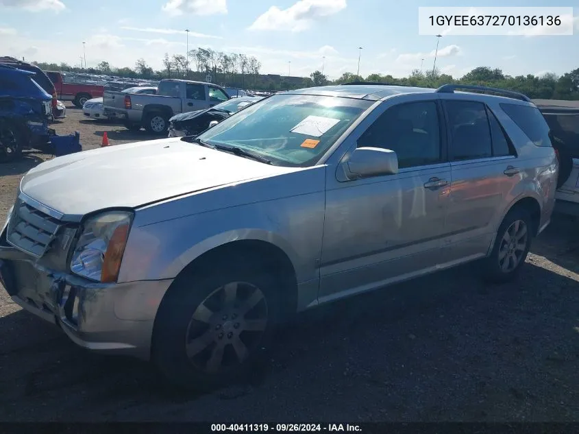 1GYEE637270136136 2007 Cadillac Srx