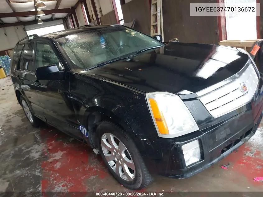 2007 Cadillac Srx V6 VIN: 1GYEE637470136672 Lot: 40440728