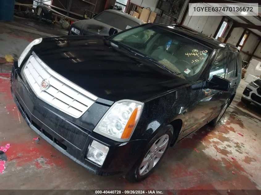 2007 Cadillac Srx V6 VIN: 1GYEE637470136672 Lot: 40440728