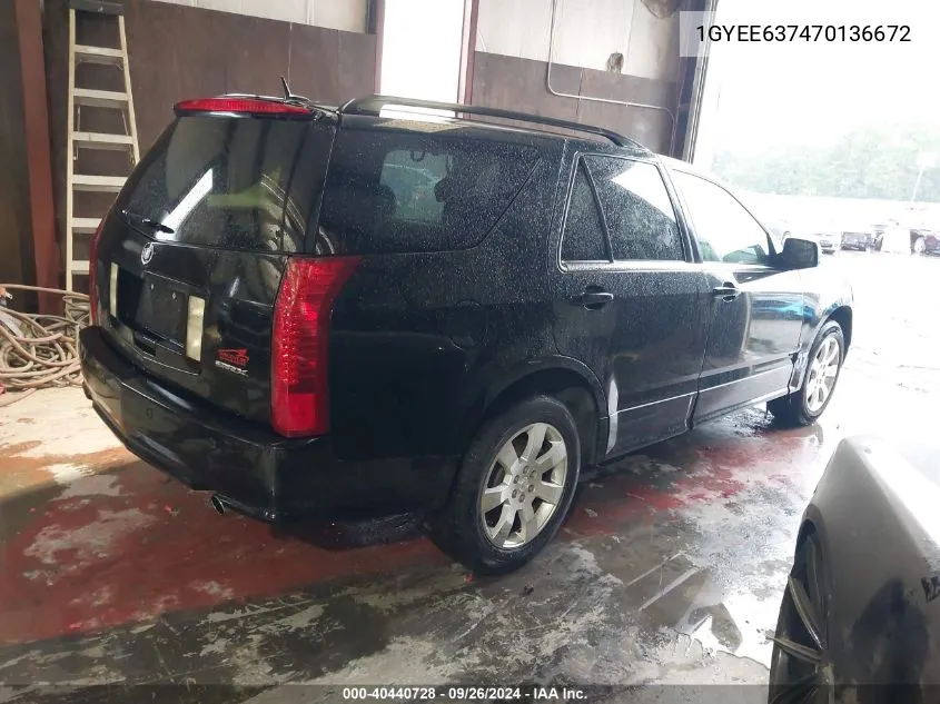 1GYEE637470136672 2007 Cadillac Srx V6