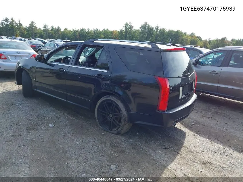 1GYEE637470175939 2007 Cadillac Srx V6