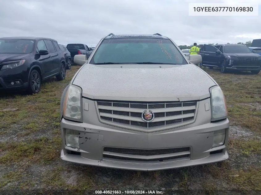 2007 Cadillac Srx VIN: 1GYEE637770169830 Lot: 40521663