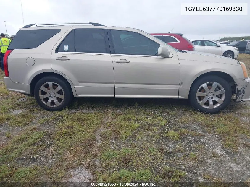 2007 Cadillac Srx VIN: 1GYEE637770169830 Lot: 40521663