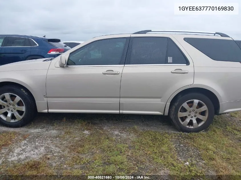 2007 Cadillac Srx VIN: 1GYEE637770169830 Lot: 40521663