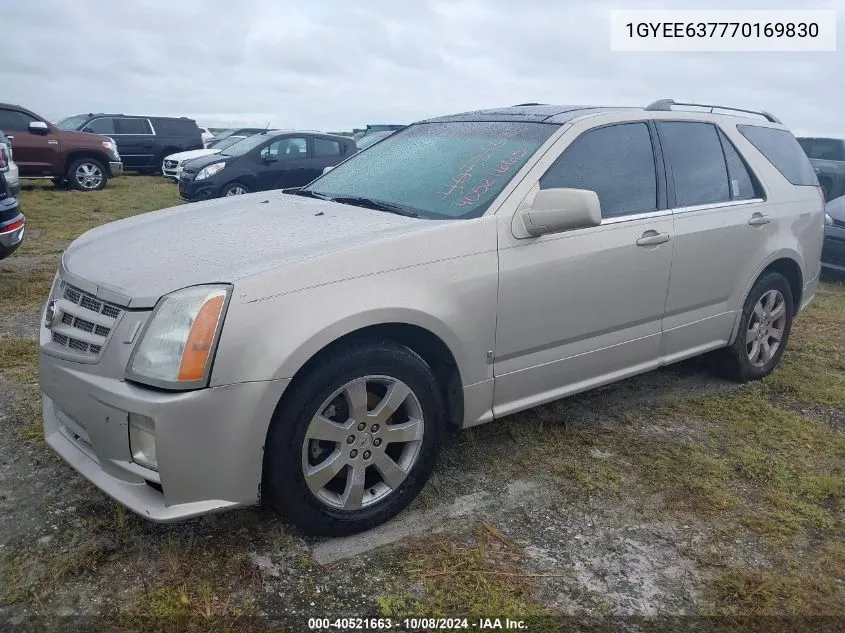 2007 Cadillac Srx VIN: 1GYEE637770169830 Lot: 40521663