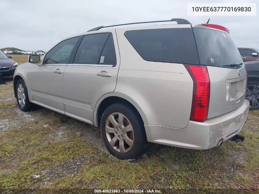 2007 Cadillac Srx VIN: 1GYEE637770169830 Lot: 40521663