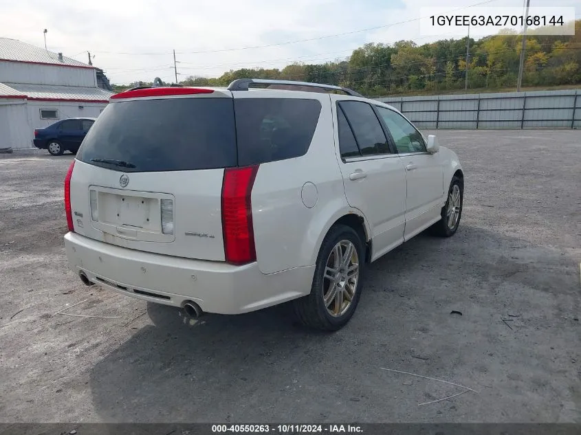 2007 Cadillac Srx VIN: 1GYEE63A270168144 Lot: 40550263