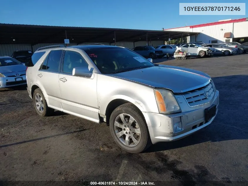 2007 Cadillac Srx VIN: 1GYEE637870171246 Lot: 40631874