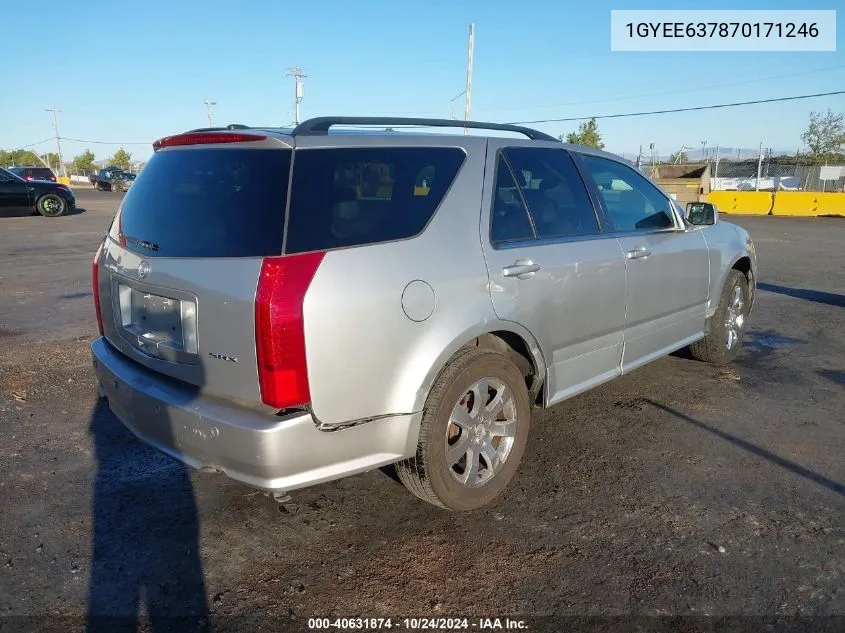 2007 Cadillac Srx VIN: 1GYEE637870171246 Lot: 40631874