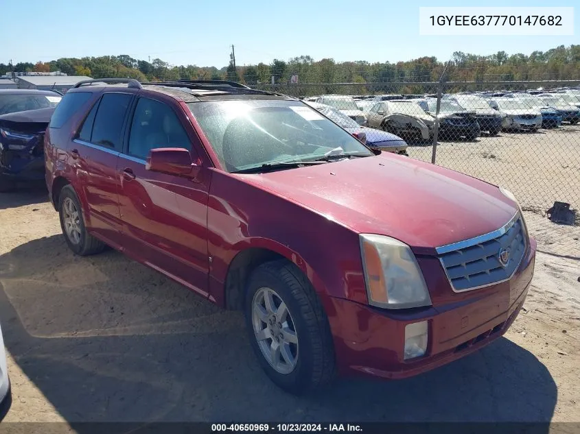 2007 Cadillac Srx V6 VIN: 1GYEE637770147682 Lot: 40650969