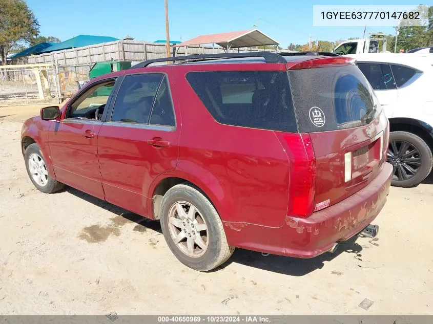 2007 Cadillac Srx V6 VIN: 1GYEE637770147682 Lot: 40650969