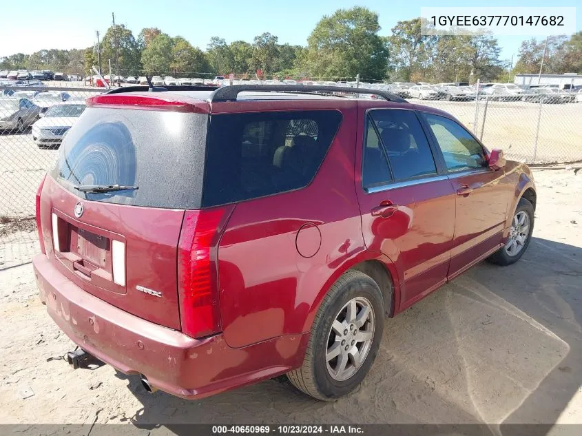 2007 Cadillac Srx V6 VIN: 1GYEE637770147682 Lot: 40650969